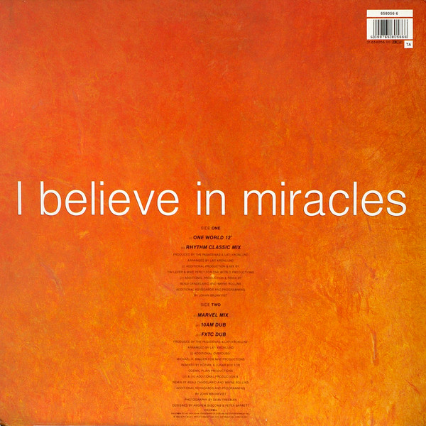 The Pasadenas - I Believe In Miracles | Columbia (658056 6) - 2