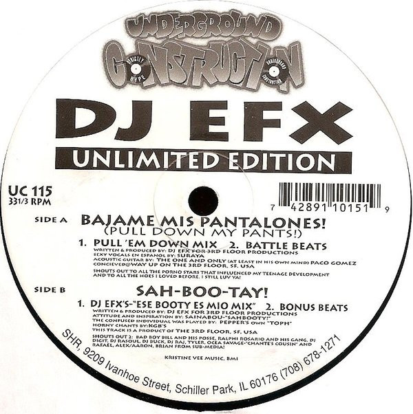 DJ EFX - Unlimited Edition | Underground Construction (UC 115)