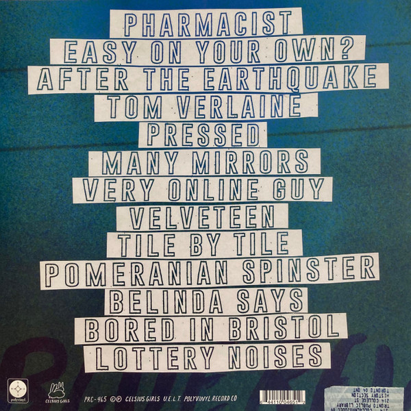 Alvvays - Blue Rev | Polyvinyl Record Company (PRC-465) - 2