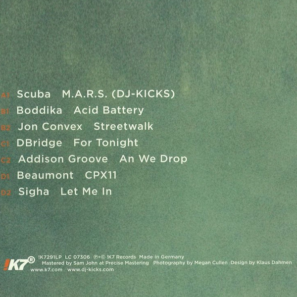 Scuba - DJ-Kicks | !K7 Records (!K7291LP)
