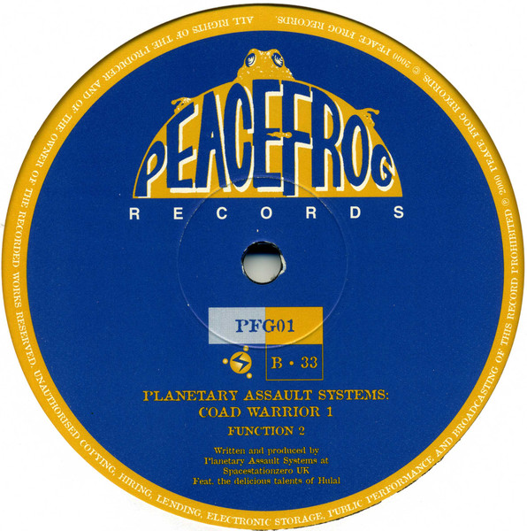 Planetary Assault Systems - Coad Warrior 1 | Peacefrog Records (PFG01) - 2