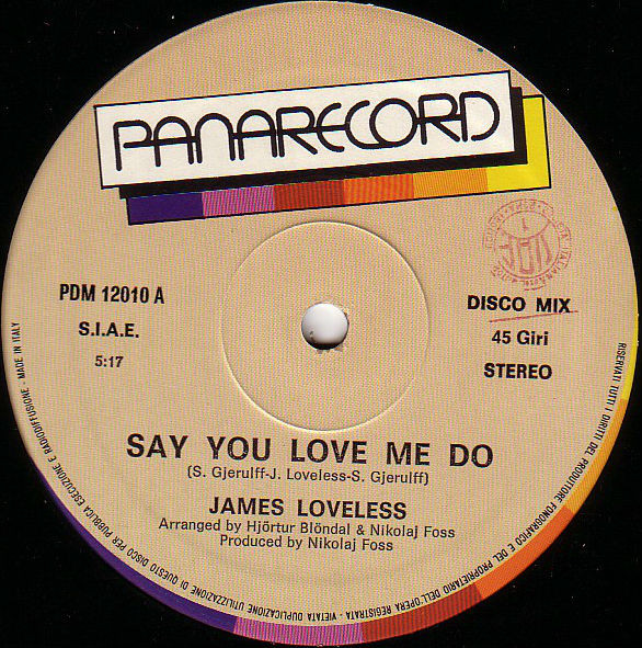 James Loveless - Say You Love Me Do | Panarecord (PDM 12010) - 3