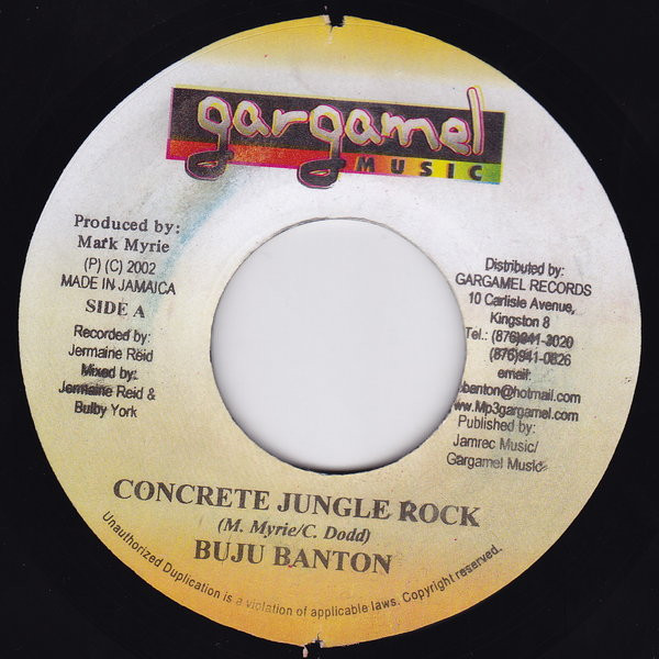 Buju Banton - Concrete Jungle Rock | Gargamel Music (none)
