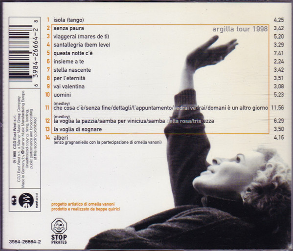 Ornella Vanoni - ...Adesso Live Album | CGD East West (3984-26664-2) - 3