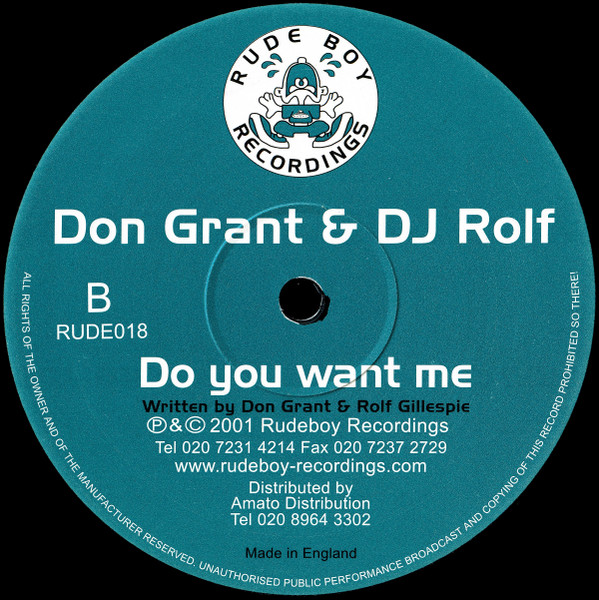 Don Grant & DJ Rolf - Rock Your Body | Rudeboy Recordings (RUDE 018) - 4