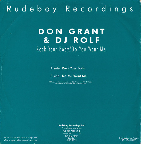 Don Grant & DJ Rolf - Rock Your Body | Rudeboy Recordings (RUDE 018) - 2