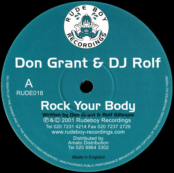 Don Grant & DJ Rolf - Rock Your Body | Rudeboy Recordings (RUDE 018) - 3