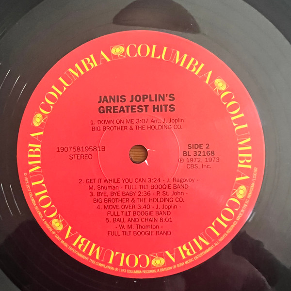 Janis Joplin - Janis Joplin's Greatest Hits | Columbia (19075819581)