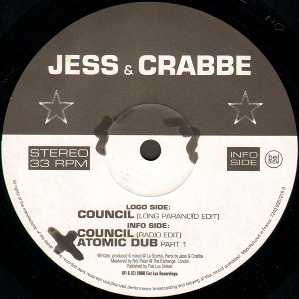 Jess & Crabbe - Council | Fiat Lux (FL015) - 2