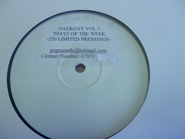 Gaz 'n' Gav - Vol. 1 | GNG Records (G+G 001) - main