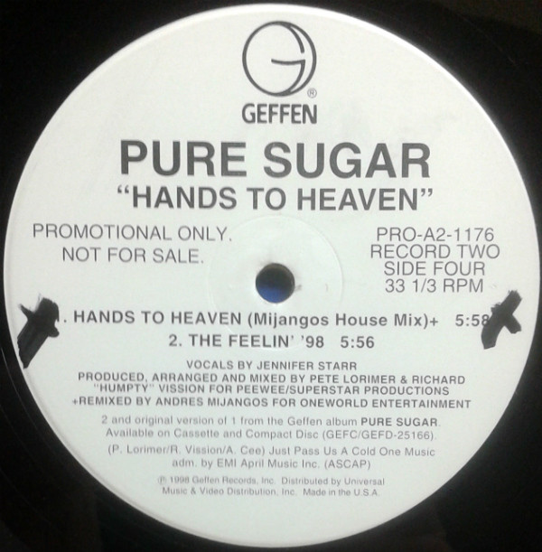 Pure Sugar - Hands To Heaven | Geffen Records (PRO-A2-1176) - 4 Pure Sugar - Hands To Heaven | Geffen Records (PRO-A2-1176) - 4