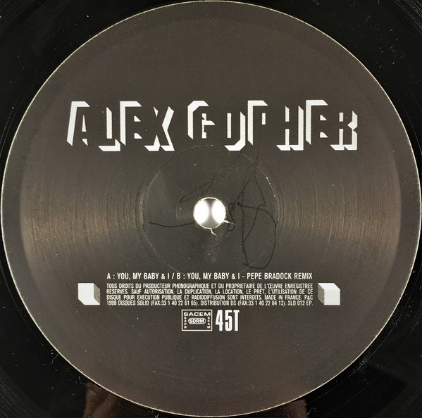 Alex Gopher - You, My Baby & I | Disques Solid (SLD 012 EP) - 3