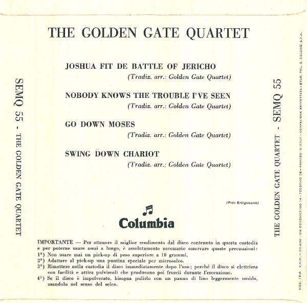 The Golden Gate Quartet - Joshua Fit De Battle Of Jericho | Columbia (SEMQ 55) - 2