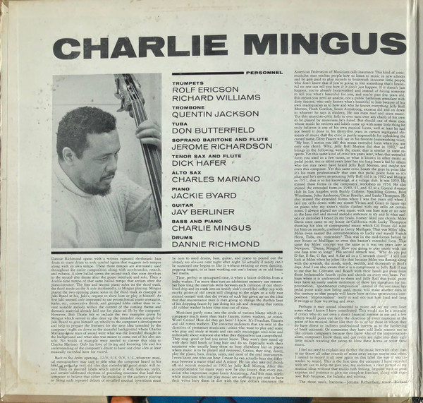 Charles Mingus - The Black Saint And The Sinner Lady | Impulse! (A-35) - 2