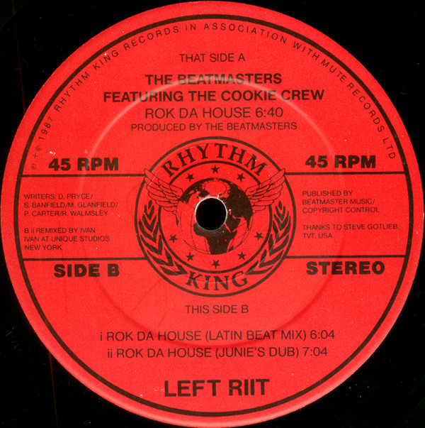 The Beatmasters & The Cookie Crew - Rok Da House | Rhythm King (LEFT R11T) - 4 The Beatmasters & The Cookie Crew - Rok Da House | Rhythm King (LEFT R11T) - 4