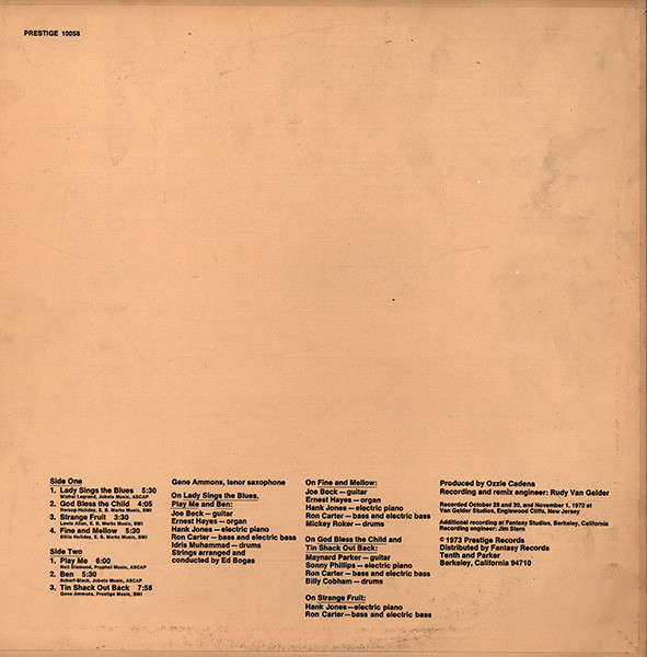 Gene Ammons - Got My Own | Prestige (PRT-10058) - 2