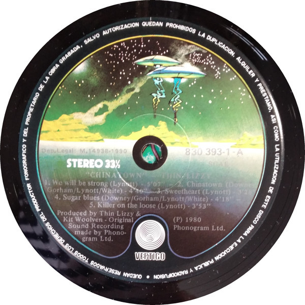 Thin Lizzy - Chinatown | Vertigo (830 393-1) - 4