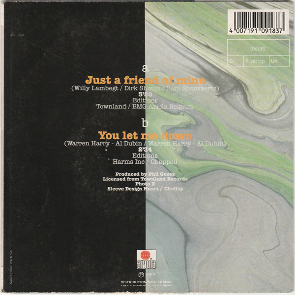Vaya Con Dios - Just A Friend Of Mine | Ariola (109183) - main