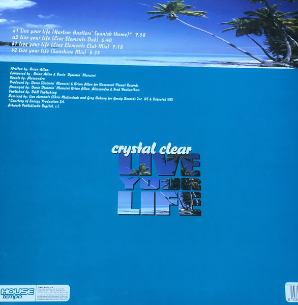 Crystal Clear - Live Your Life (The Remixes) | House Tempo (HT 5037 MX) - 2