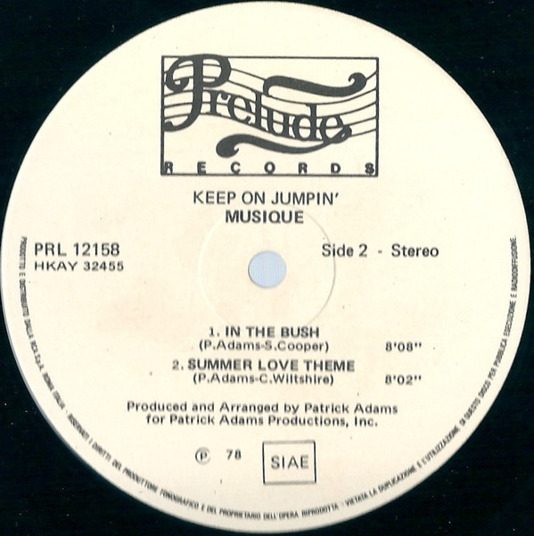 Musique - Keep On Jumpin' | Prelude Records (PRL 12158)