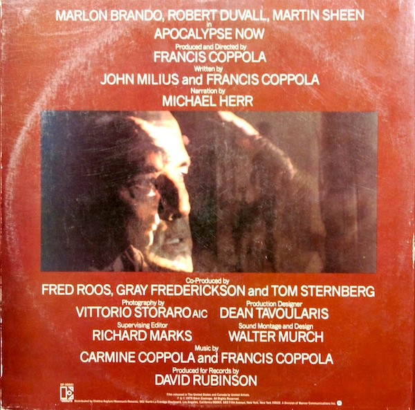 Carmine Coppola & Francis Ford Coppola - Apocalypse Now (Original Motion Picture Soundtrack) | Elektra (DP-90001) - 3