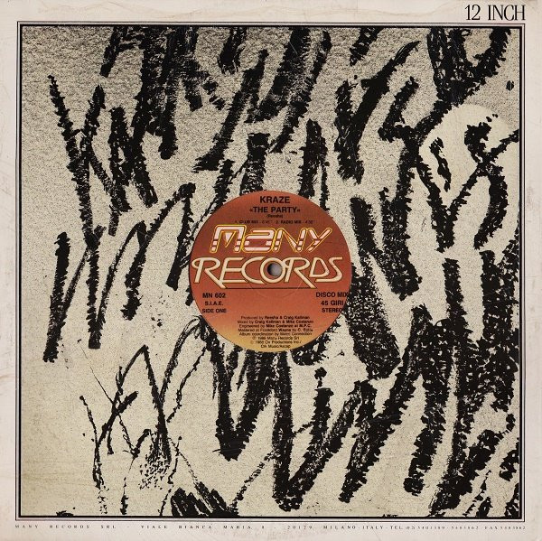 Kraze - The Party | Many Records (MN 602)