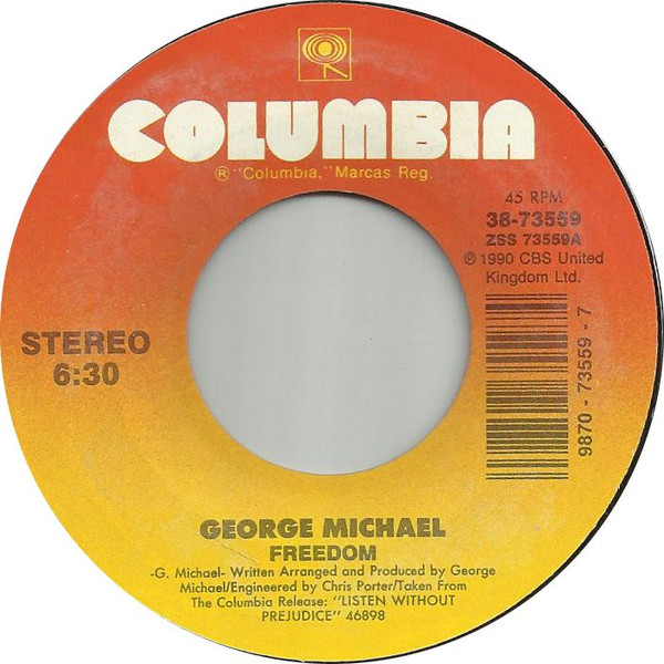 George Michael - Freedom | Columbia (38-73559) - main