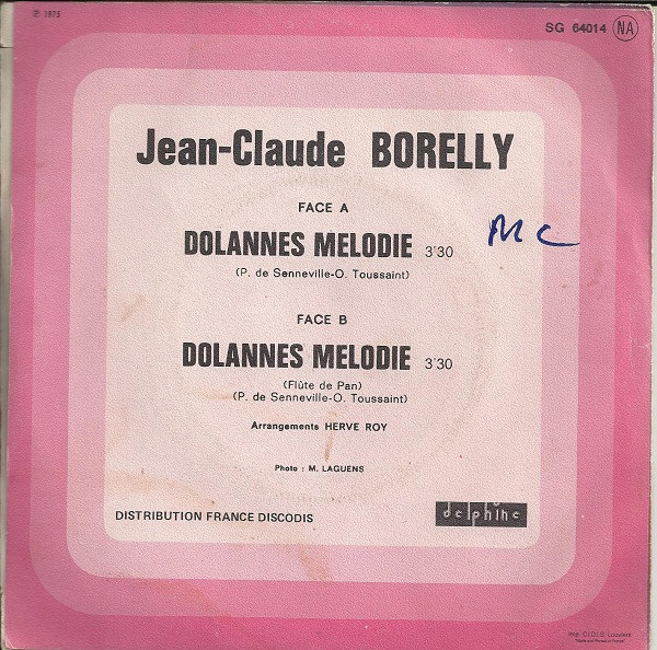 Jean-Claude Borelly - Dolannes Mélodie | Delphine (SG 64014) - 2