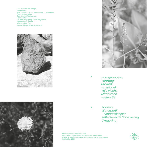 David Edren - Relativiteit Van De Omgeving | Not Not Fun Records (NNF388) - 2 David Edren - Relativiteit Van De Omgeving | Not Not Fun Records (NNF388) - 2