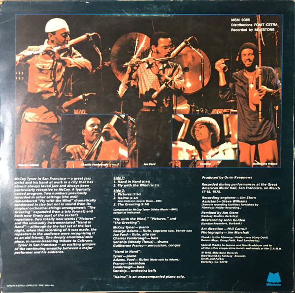 McCoy Tyner - The Greeting | Milestone (MSM-9085) - 2