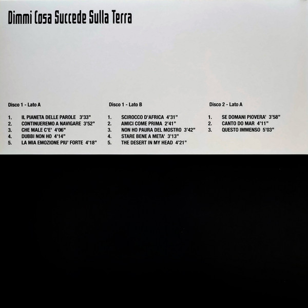 Pino Daniele - Dimmi Cosa Succede Sulla Terra | Atlantic (none) - 2