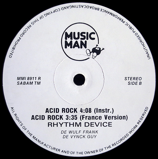 Rhythm Device - Acid Rock (Remix) | Music Man Records (MMI 8911 R) - 4