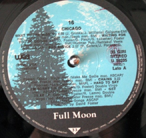 Chicago - Chicago 16 | WEA (U 99235) - 3