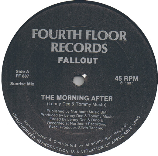 Fallout - The Morning After | Fourth Floor Records (FF 887)