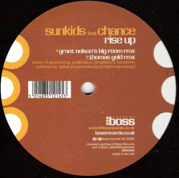 Sunkids Feat Chance - Rise Up (Remixes) | Boss (bos042R)