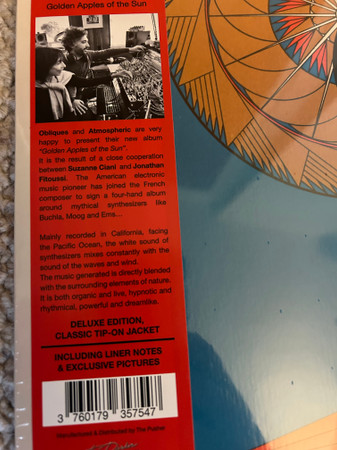 Suzanne Ciani Johnathan Fitoussi - Golden Apples Of The Sun | The Pusher Distribution (OBL06. ATMO 003) - 3