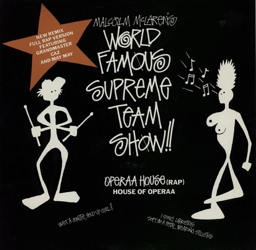 Malcolm McLaren 's World Famous Supreme Team Show - Operaa House (Rap) | Virgin (VSTX 1273)
