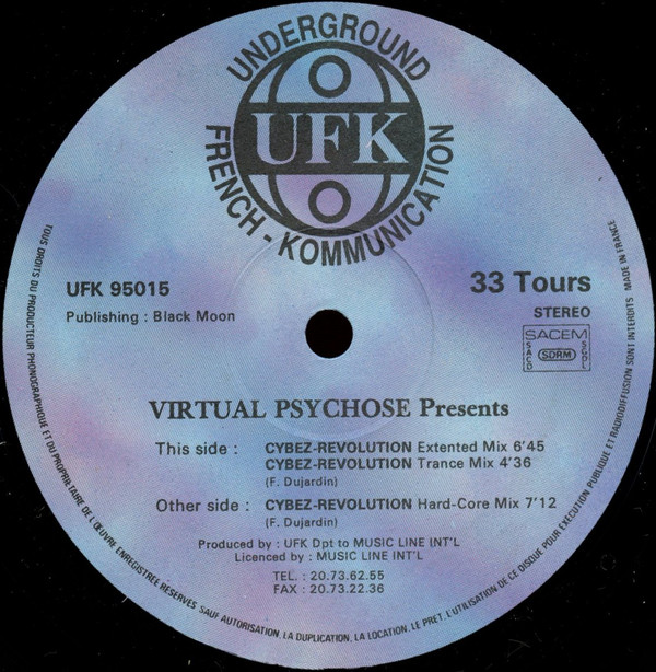 Virtual Psychose - Cybez-Revolution | Underground French-Kommunication (UFK 95015) - main