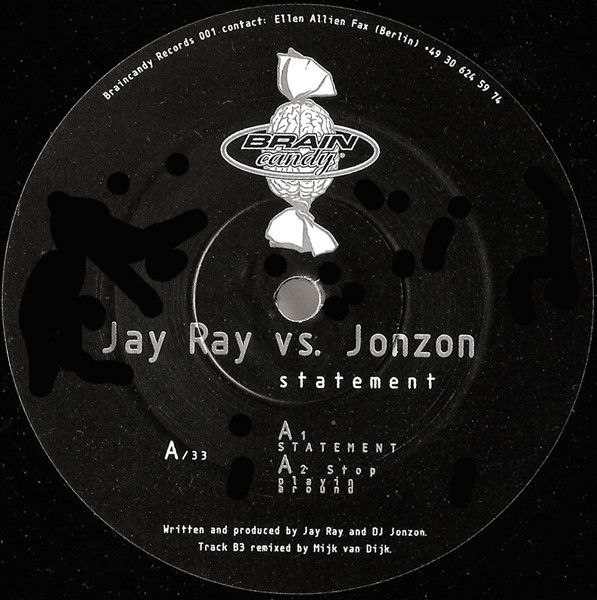 Jay Ray vs. Jonzon - Statement | Braincandy (BRAINCANDY 001) - 2
