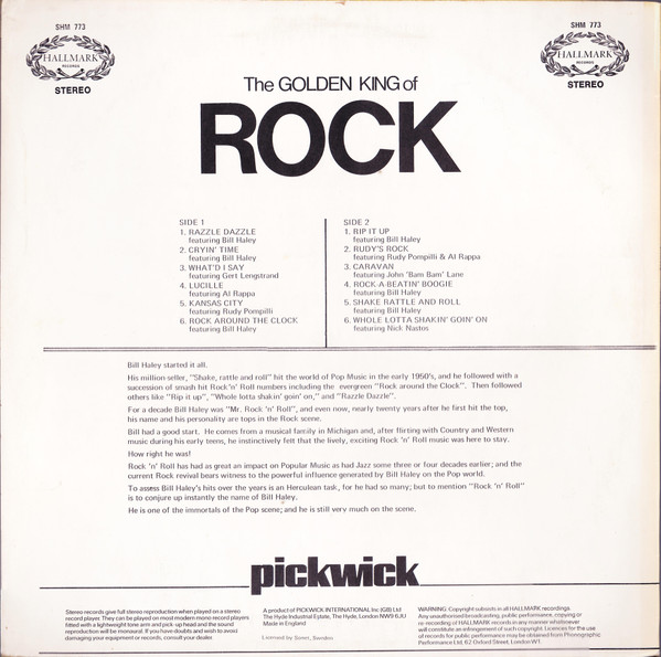 Bill Haley And His Comets - The Golden King Of Rock | Hallmark Records (SHM 773) - 2 Bill Haley And His Comets - The Golden King Of Rock | Hallmark Records (SHM 773) - 2