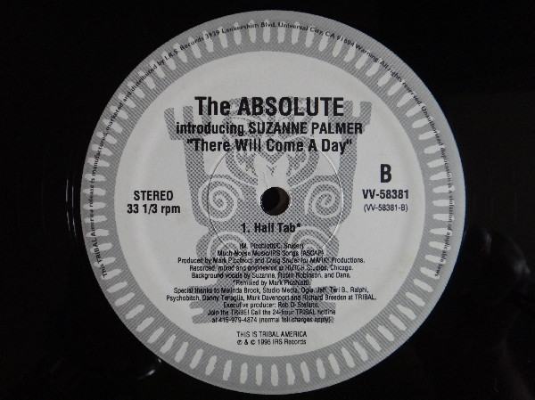 The Absolute Introducing Suzanne Palmer - There Will Come A Day | Tribal America (VV-58381) - 3