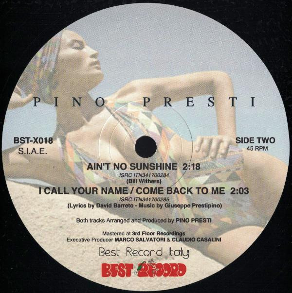 Pino Presti - To Africa / Soul Makossa | Best Record Italy (BST-X018) - main