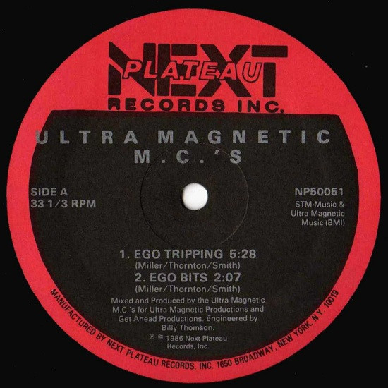 Ultramagnetic MC's - Ego Tripping / Funky Potion | Next Plateau Records Inc. (NP 50051)