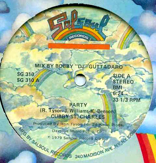 Cubby St. Charles - Party / Shake It | Salsoul Records (SG 310)