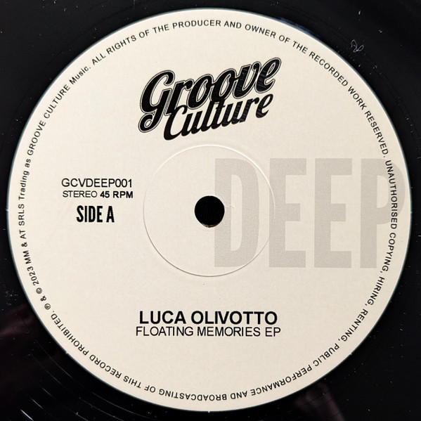 Luca Olivotto - Floating Memories EP | Groove Culture Deep (GCVDEEP001)
