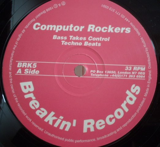 Computor Rockers - Bass Takes Control | Breakin' Records (BRK5)