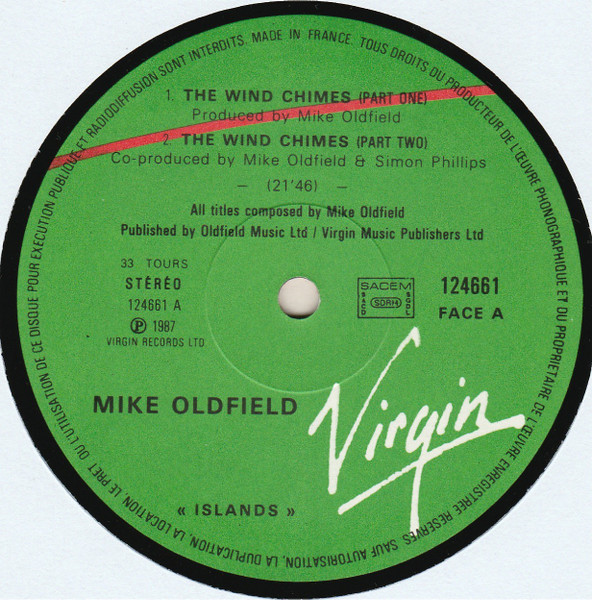 Mike Oldfield - Islands | Virgin (124661) - 3