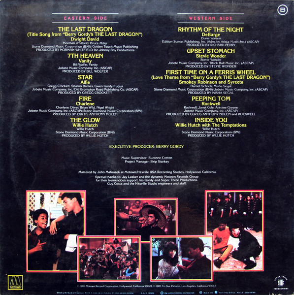 Various - El Ultimo Dragon = The Last Dragon (Original Motion Picture Soundtrack) | Motown (SPL1-60197) - 2 Various - El Ultimo Dragon = The Last Dragon (Original Motion Picture Soundtrack) | Motown (SPL1-60197) - 2