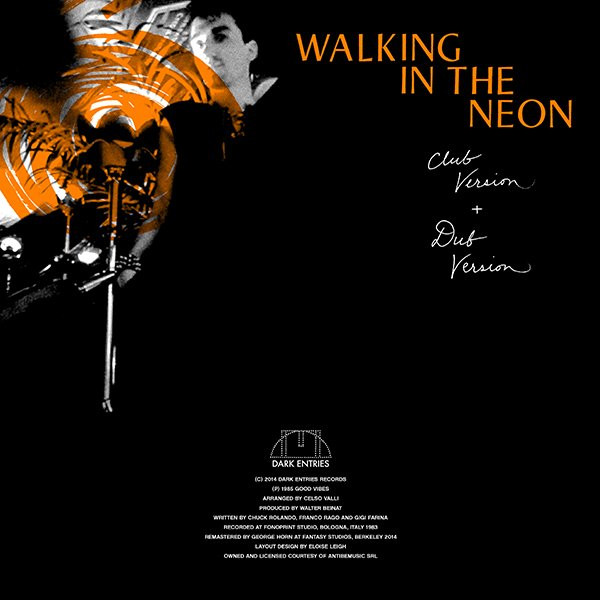 Peter Richard - Walking In The Neon | Dark Entries (DE-064) - 2