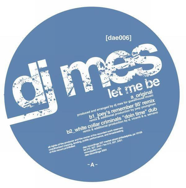 DJ Mes - Let Me Be | Dae Recordings (dae 006)